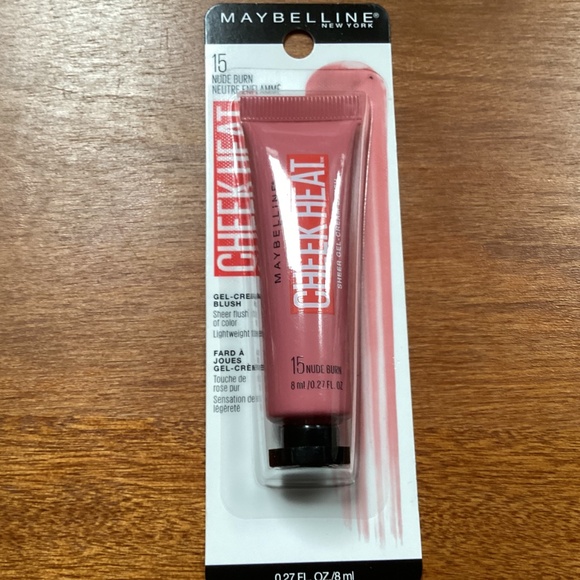 Maybelline Cheek Heat Nude Burn 15 New Sealed 0.27 fl oz/ 8 ml - Picture 4 of 7